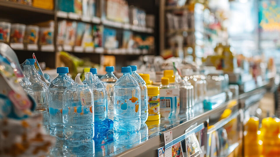 Зачем вчитываться в этикетки на минеральной воде. Фото: © РЕН ТВ