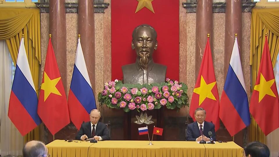 Путин и президент Вьетнама договорились об углублении партнерства