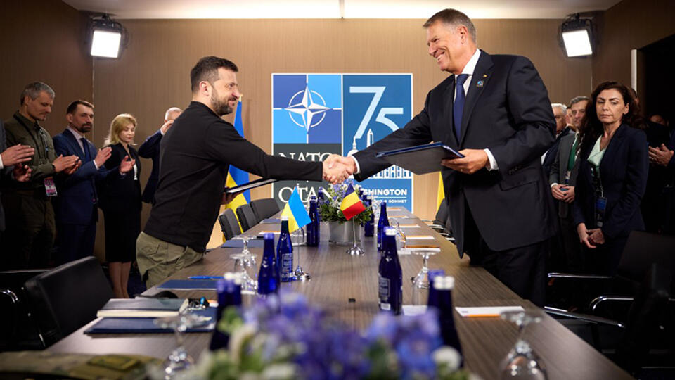 Зеленский подписал с президентом Румынии двустороннее соглашение по безопасности
