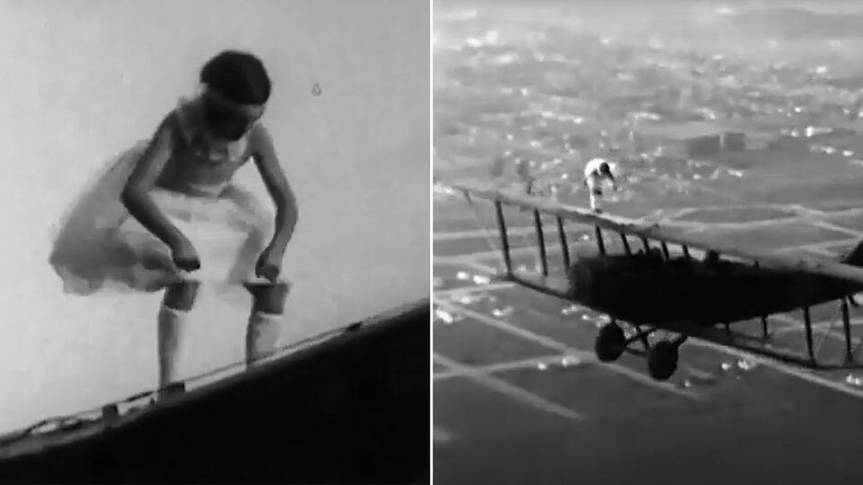 Девочка удивила мир в 1927 году танцем на крыле летящего самолета