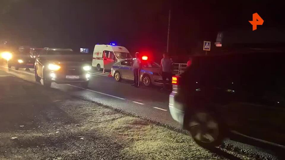 Водитель погиб при столкновении трех автомобилей на трассе в Туапсинском районе