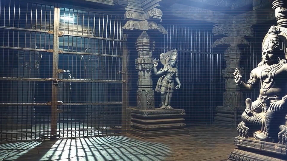 Храм, который называют самым богатым в мире. Фото: © Кадр из программы "Невероятно интересные истории", РЕН ТВ