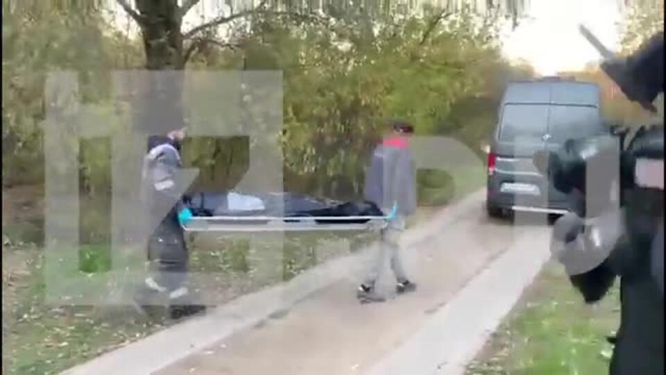 Кадры с места обнаружения мертвым 14-летнего мальчика в Москве