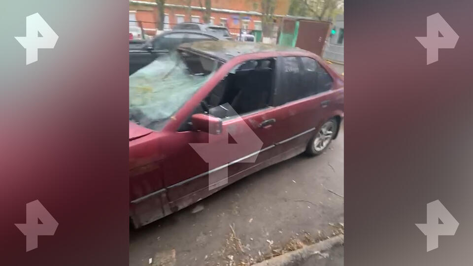 Видео последствий погони со стрельбой за красным BMW