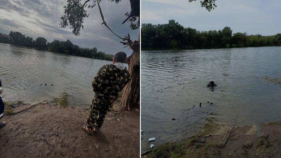 Школьница утонула в Казани после того, как на нее с тарзанки упал парень