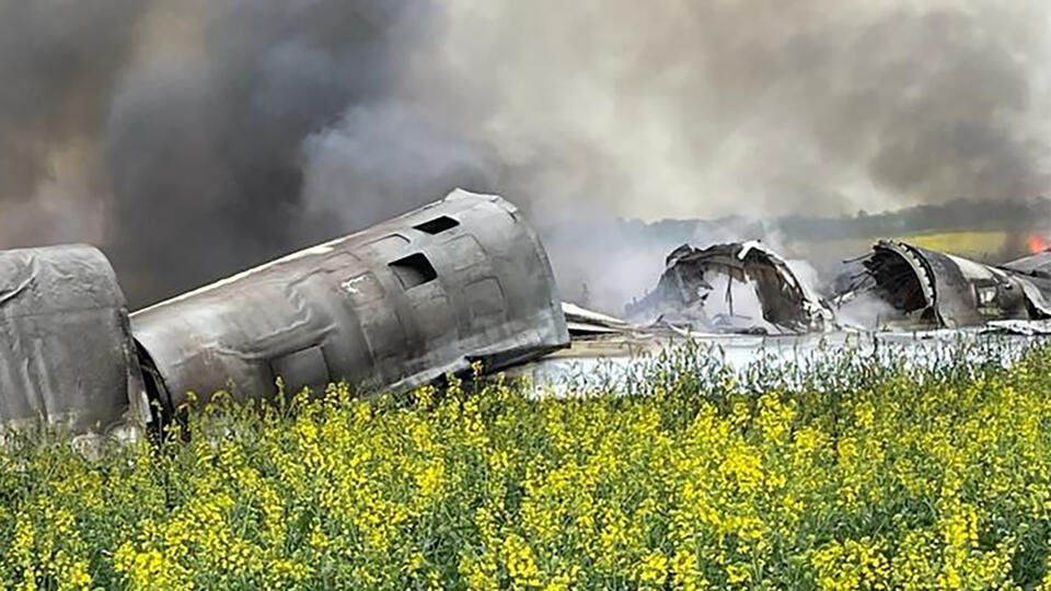 Минобороны РФ: Ту-22М3 потерпел крушение из-за технических неполадок