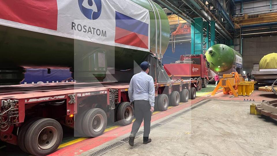 Росатом отгрузит комплект тяжелого оборудования для АЭС 