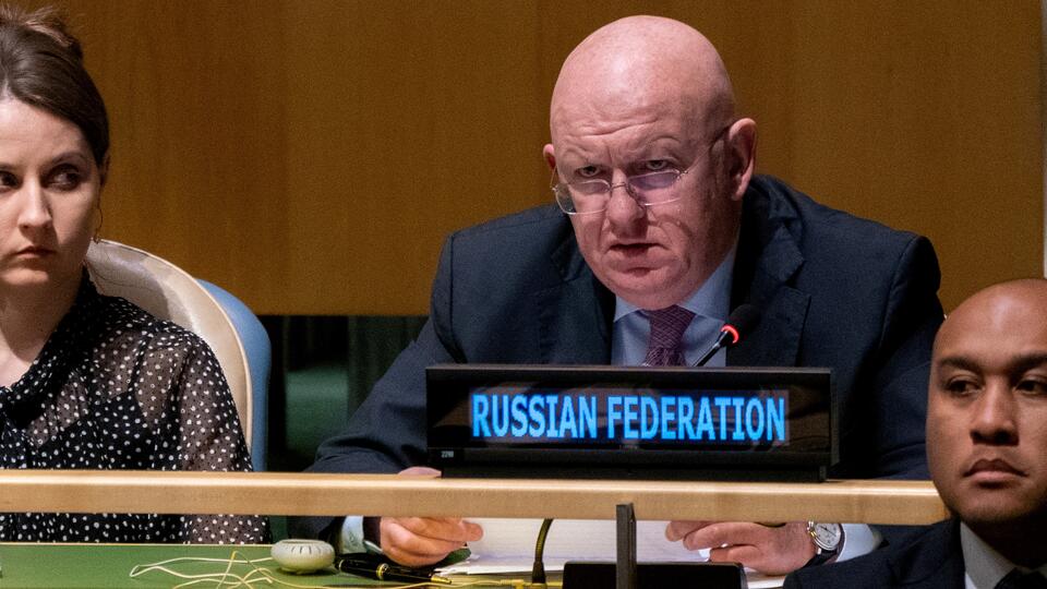 Небензя пришел на заседание Совбеза ООН в разгар речи Зеленского