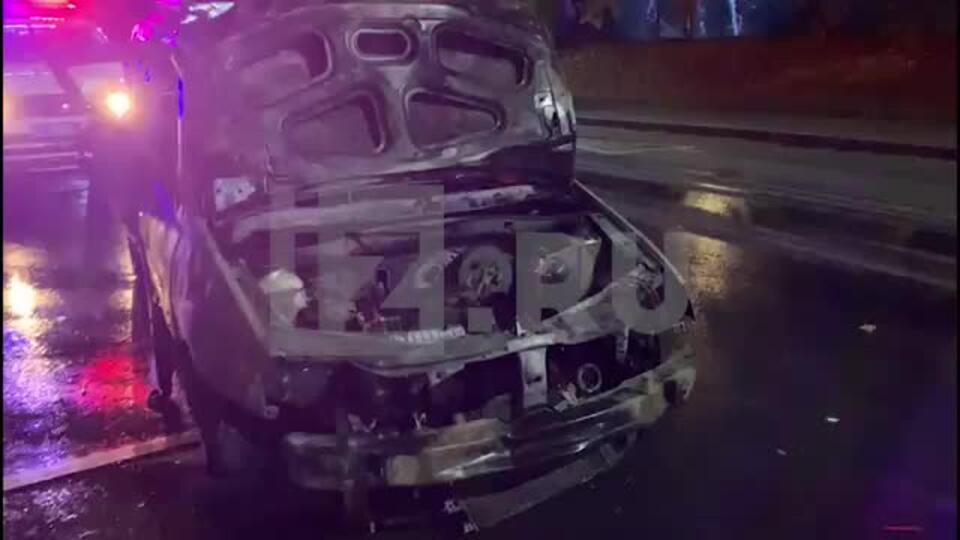 В Москве взорвался автомобиль
